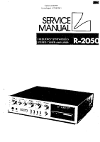 Luxman R-2050-Service-Manual